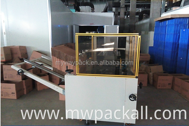 Folding carton box packaging machine carton box case erector